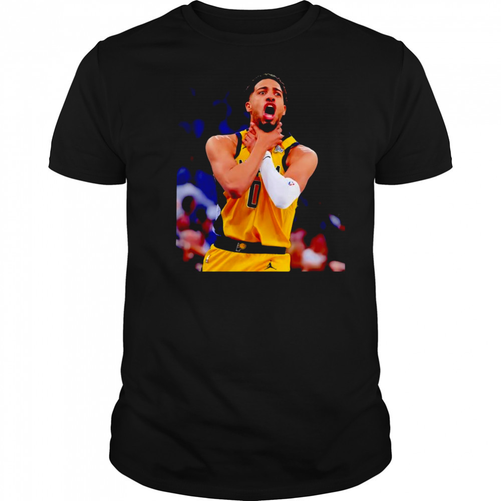 Tyrese Haliburton choke shirt