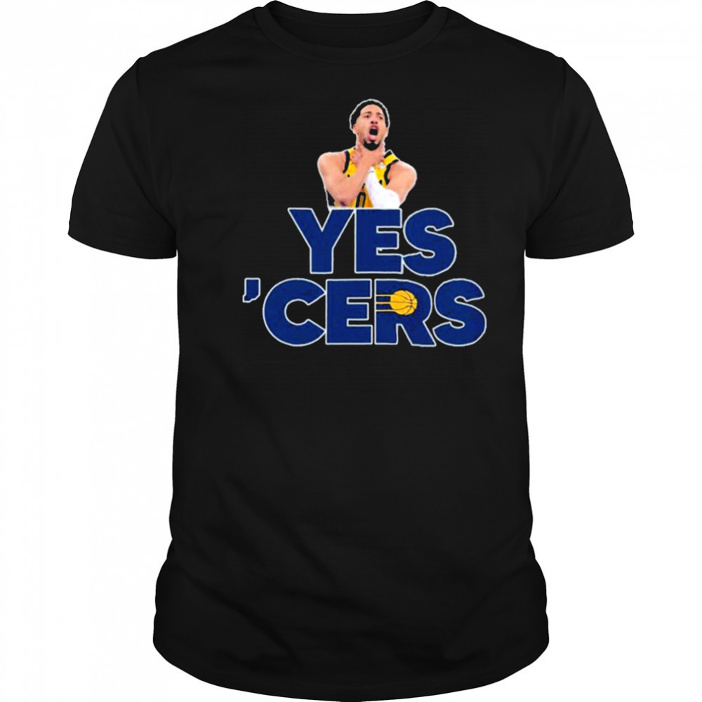 Tyrese Haliburton Choke Yes ‘Cers Indiana Pacers T shirts