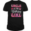 Uncle Of The Birthday Girl Family Pink Coquette Bow shirt