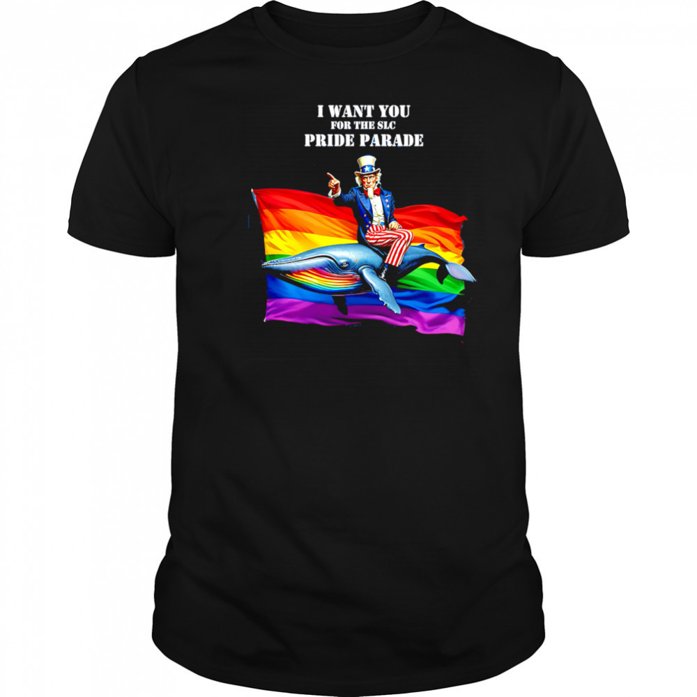 Uncle Sam I Want You For The SLC Pride Parade shirt