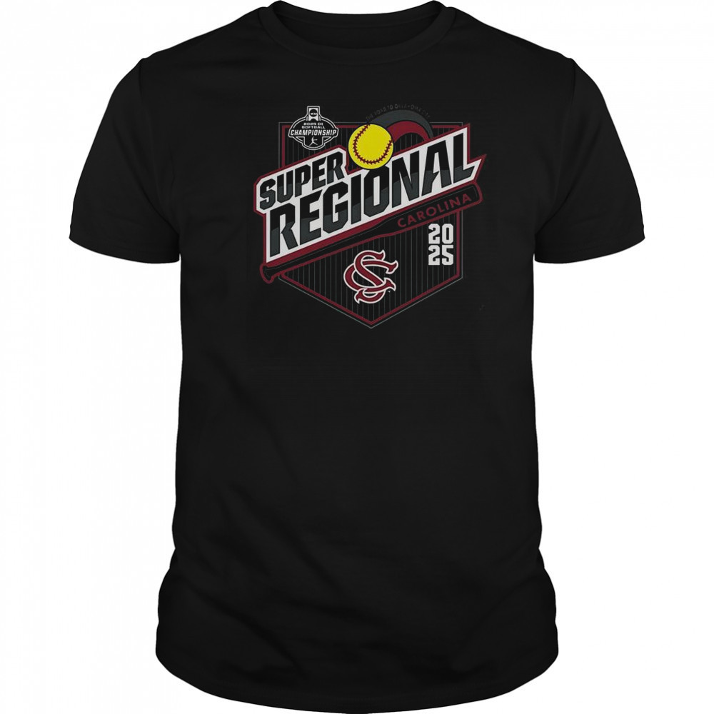 University Of South Carolina Softball 2025 Super Regionals T-Shirt