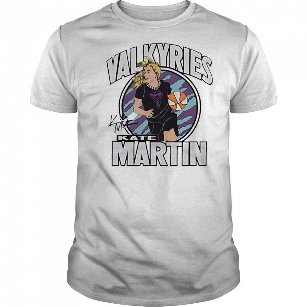 Valkyries Kate Martin cartoon signature shirt