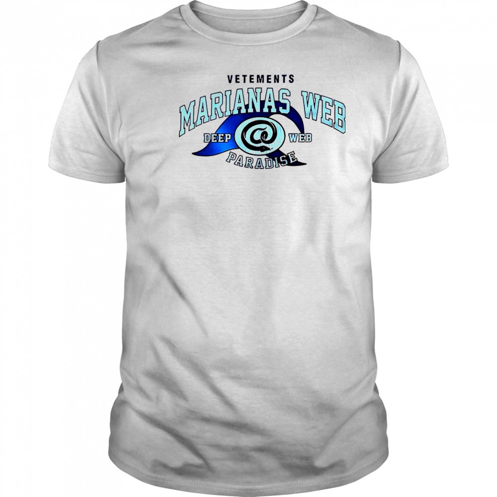 Vetements Marianas Web Deep Web Paradise T-Shirt