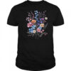 Vintage Flowers Women Wildflower Graphic Floral Gardening shirt