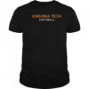 Virginia Tech Softball Logo Stack Shirt