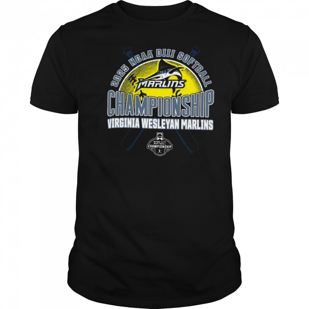 Virginia Wesleyan Marlins 2025 NCAA DIII Softball Championship T-Shirt
