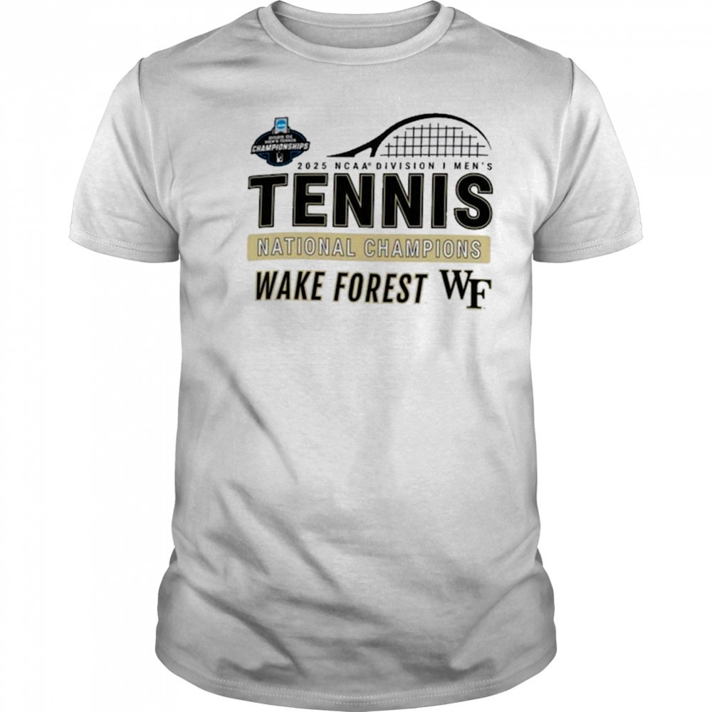 Wake Forest Demon Deacons 2025 NCAA DI Men’s Tennis National Champions Shirt