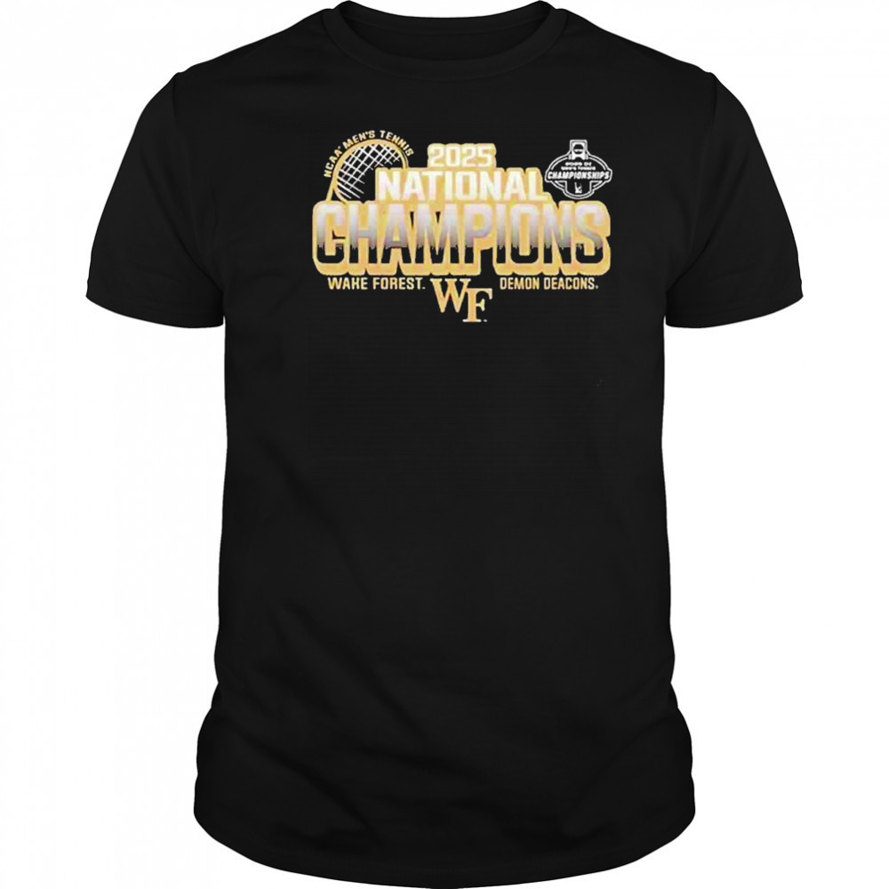 Wake Forest Demon Deacons NCAA Division I Men’s Tennis 2025 National Champions shirt