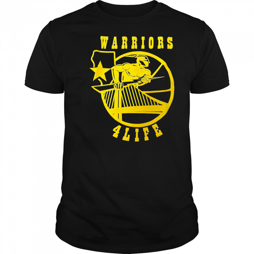Warriors 4 Life logo shirt