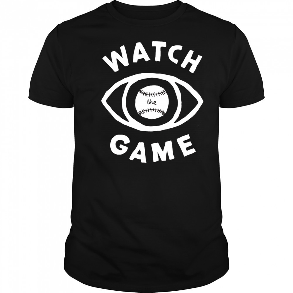 Watch the Game baseball shirt