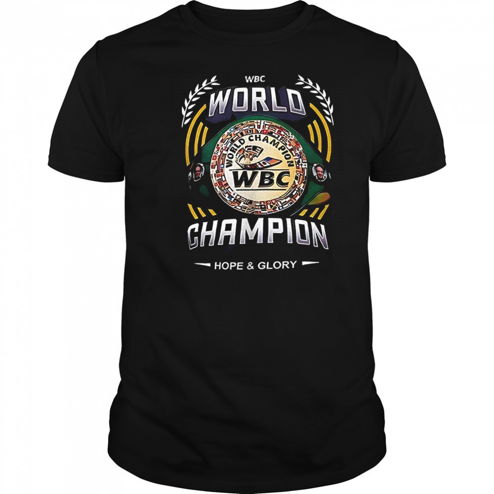 Wbc World Championship Hope and Glory shirt