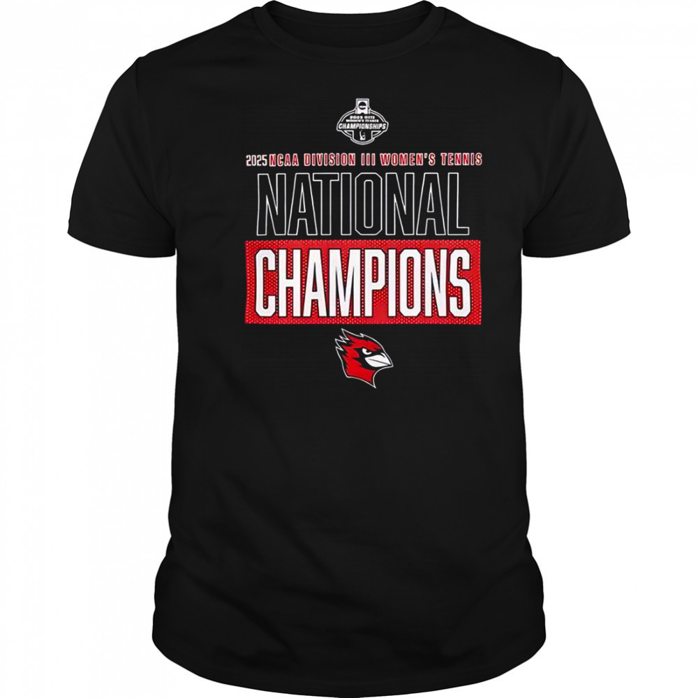 Wesleyan Cardinals 2025 NCAA Division III Women’s Tennis National Champions T-Shirt