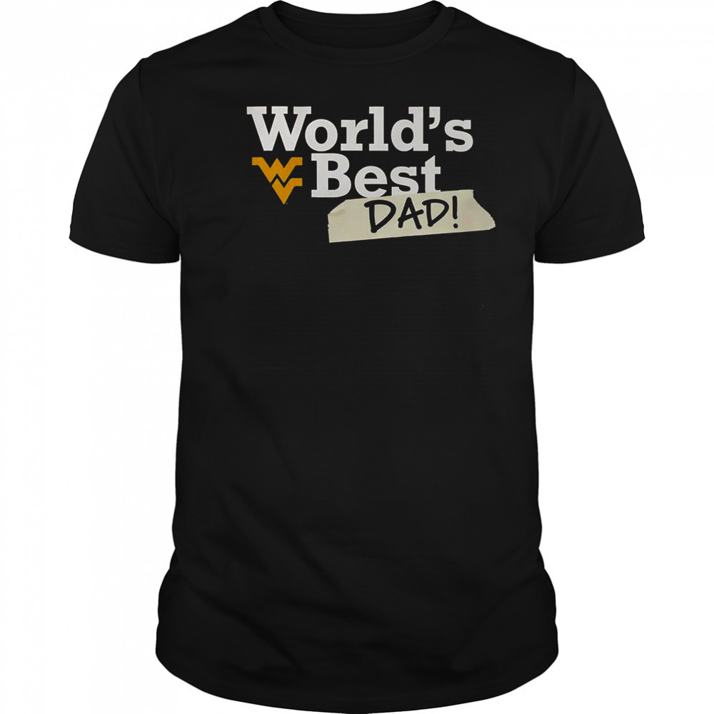 West Virginia Mountaineers World’s Best Dad T-Shirt