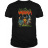 Wharflurch Psychedelic Fright Skeleton T-shirt