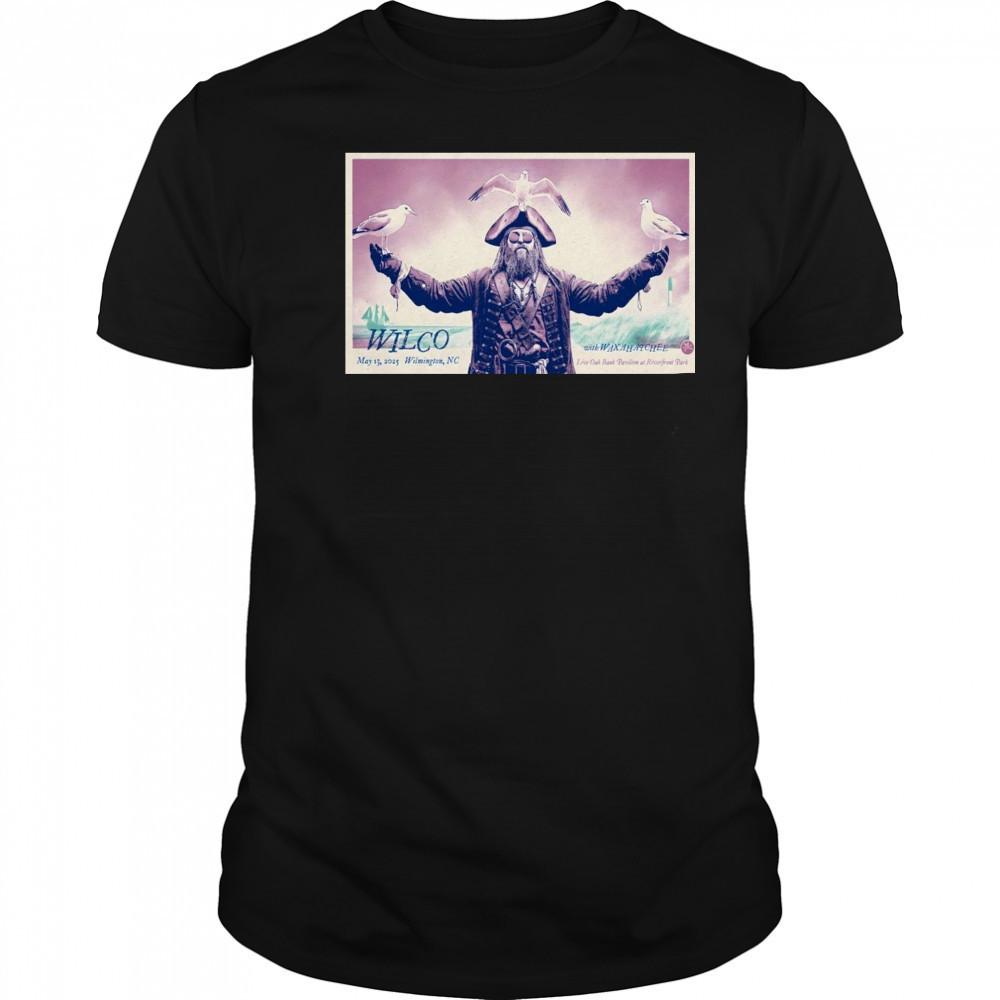 Wilco Live Oak Bank Pavilion at Riverfront Park Wilmington NC May 13 2025 Tour t-shirt