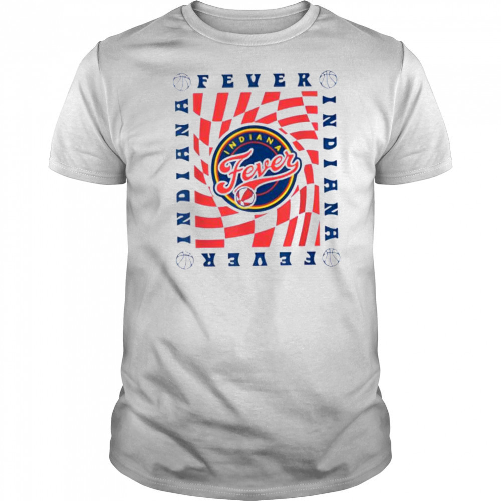 WNBA Indiana Fever Retro Wavy Checkerboard shirt