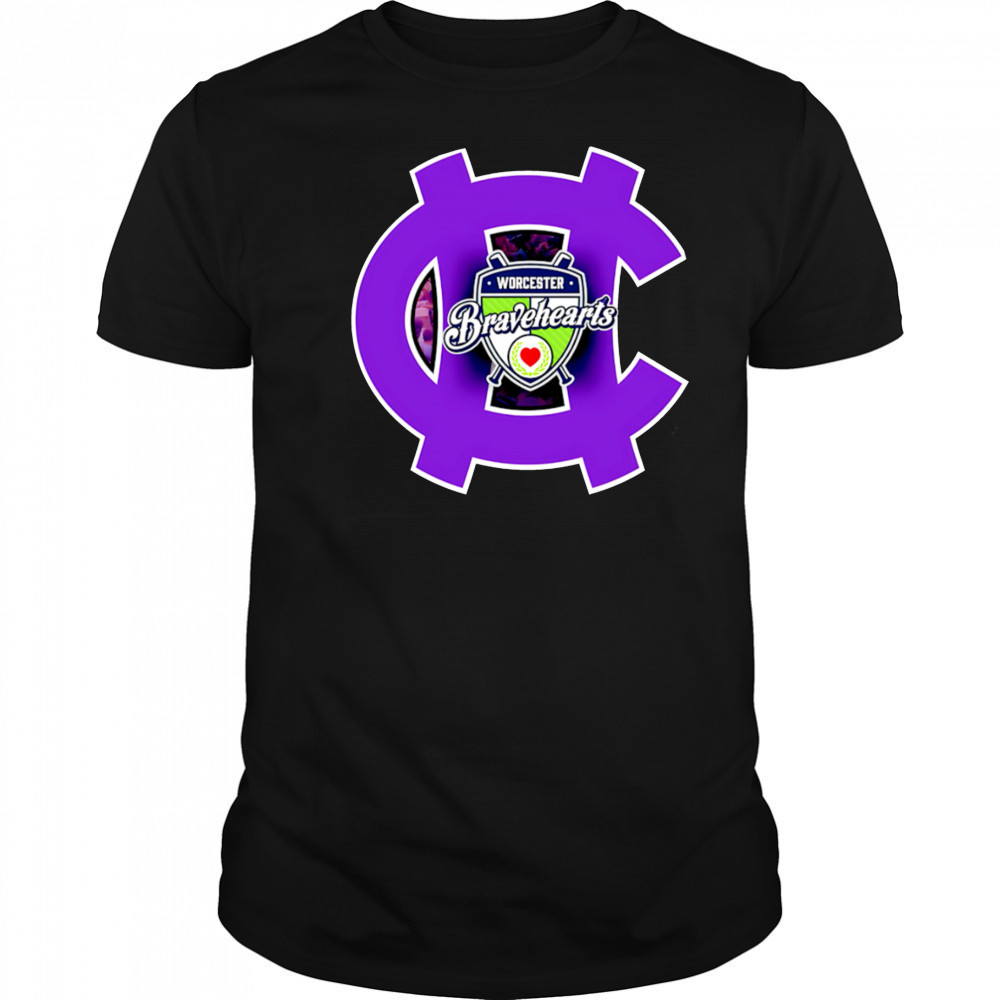 Worcester Bravehearts logo shirt