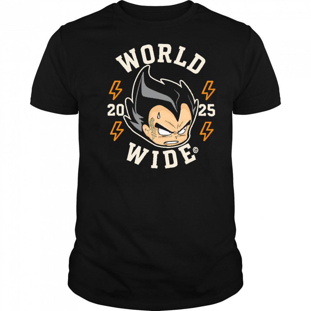 World Wide Vegeta 2025 shirt