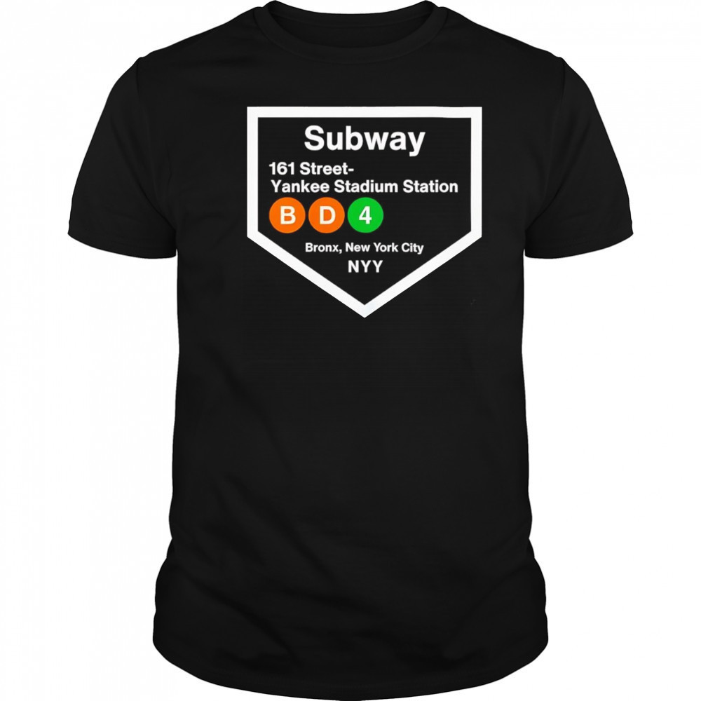 Yankee Stadium Subway Stop shirt