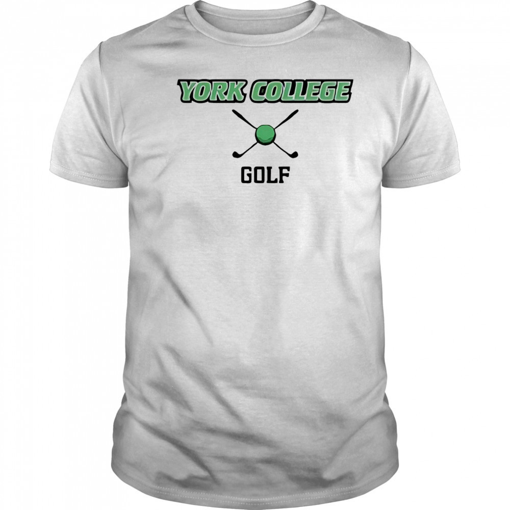 York college golf shirt