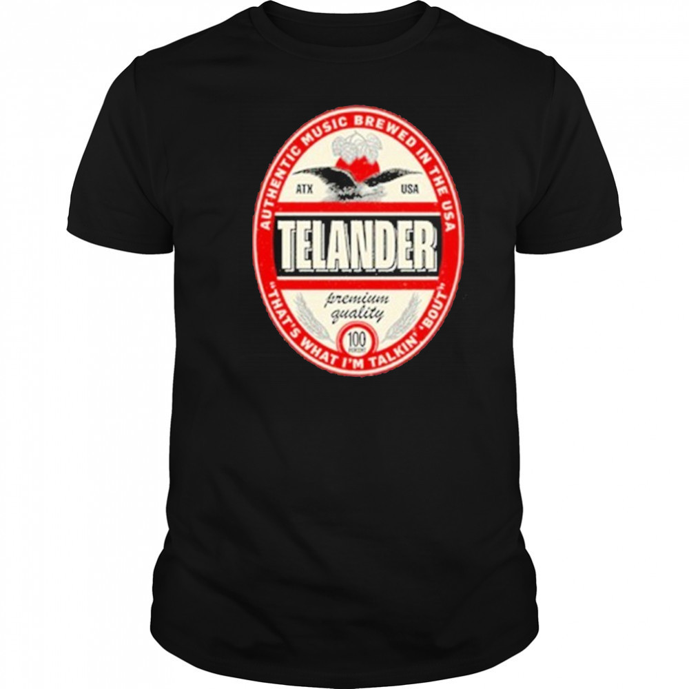 Zack Telander Telander Beer shirt