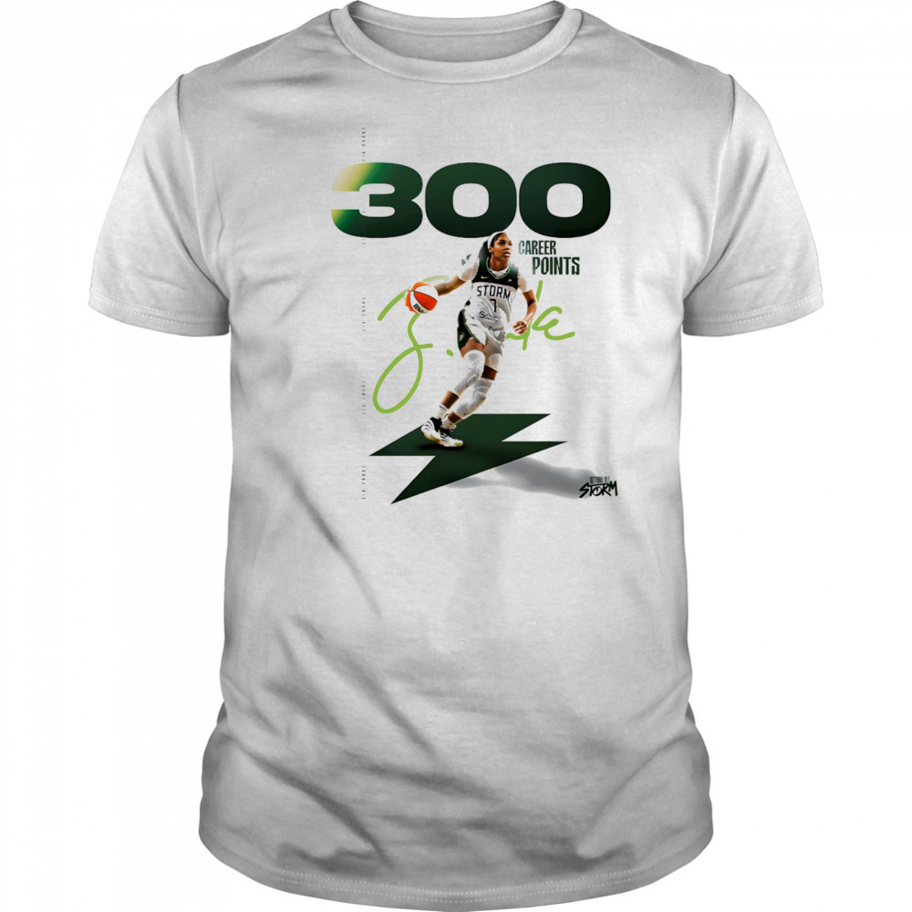 Zia Cooke 300 career points shirt