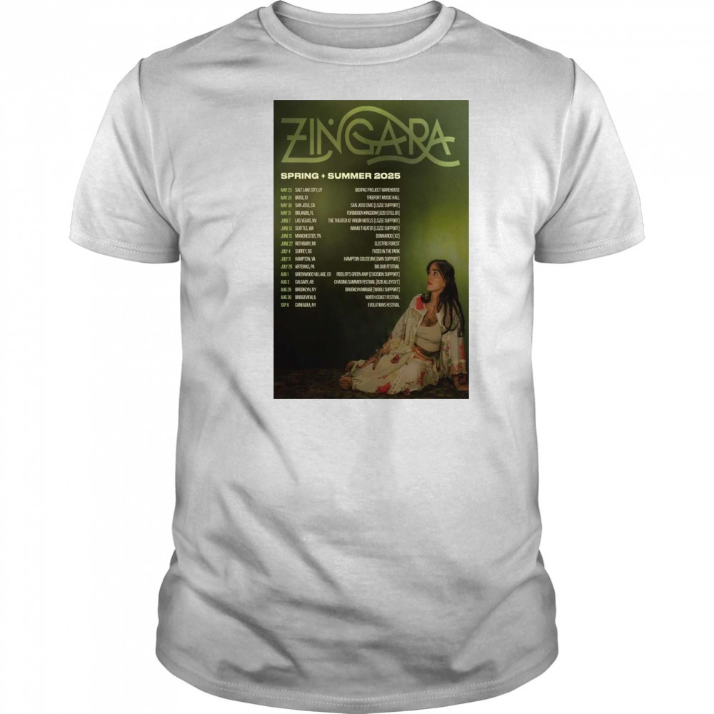 Zingara Spring Summer Tour 2025 t-shirt