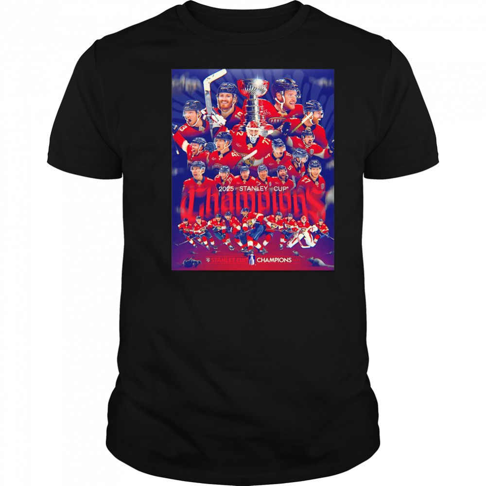 2025 Stanley Cup Champions Florida Panthers poster shirt