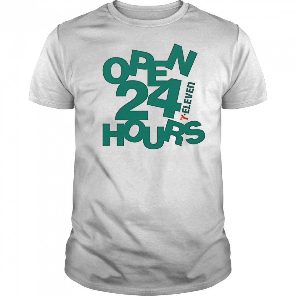 7 Eleven Open 24 Hours Abstract T-Shirt