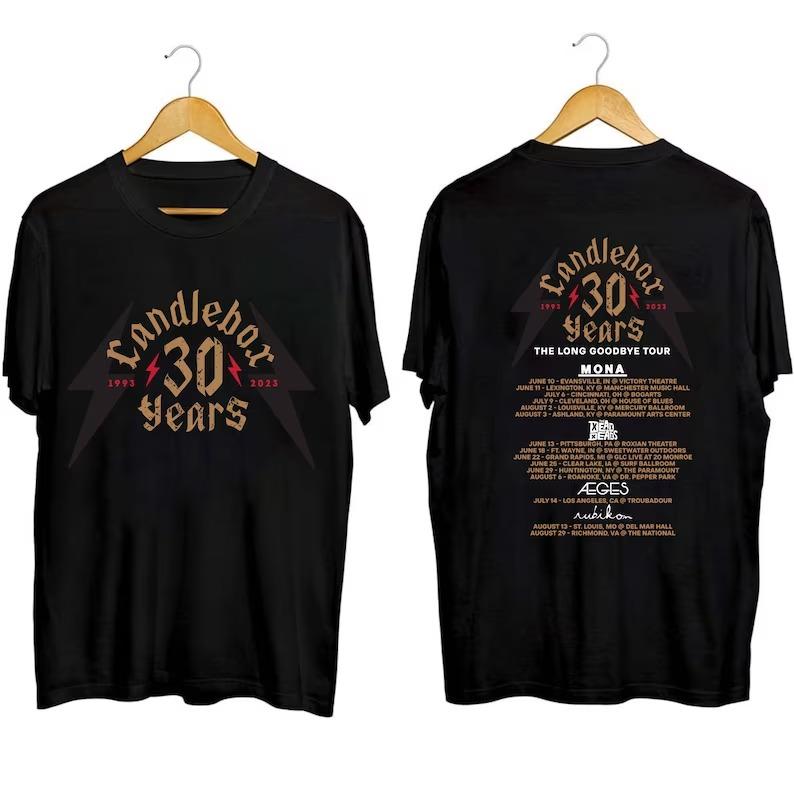 Candlebox The Long Goodbye Tour Concert 2023 Short-Sleeve T-Shirt
