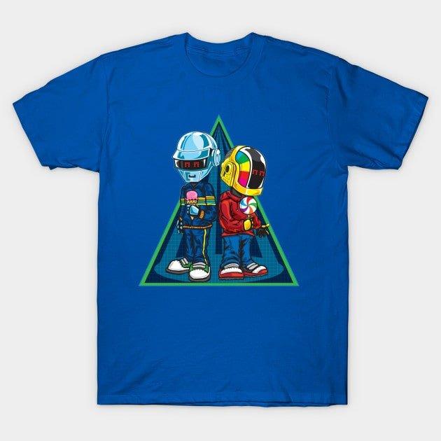 Daft Punk T Shirt Unisex Essential 100 Cotton Tee