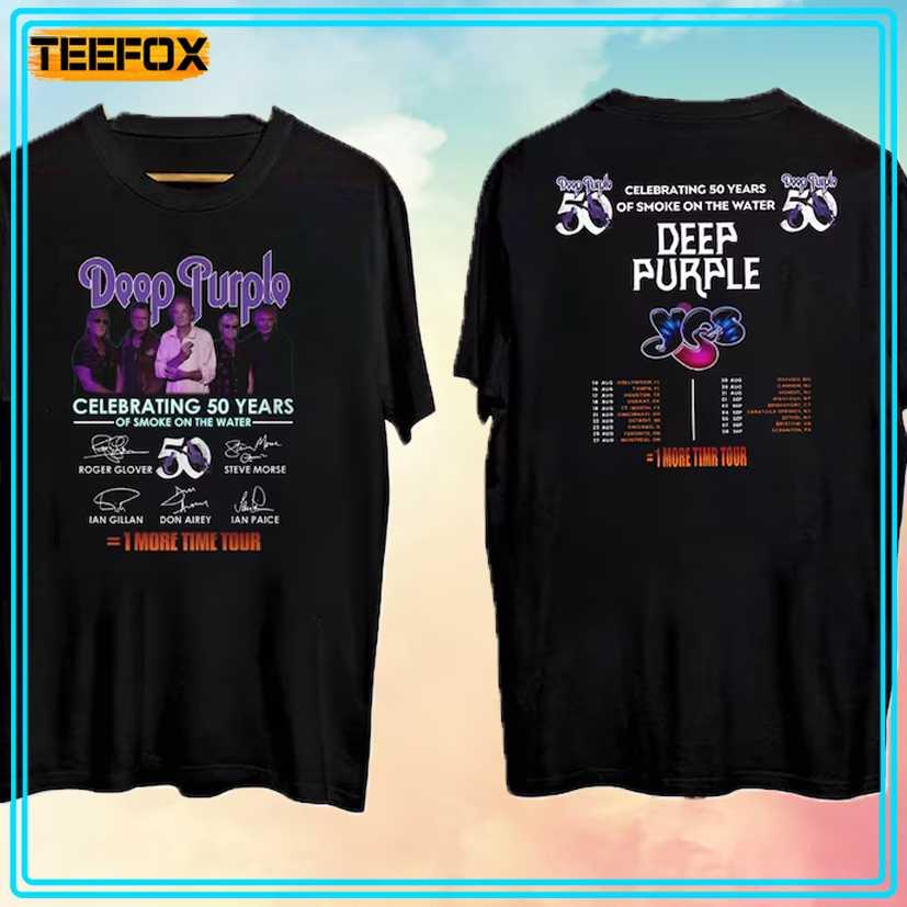 Deep Purple 50th Anniversary 1 More Time Tour T-Shirt