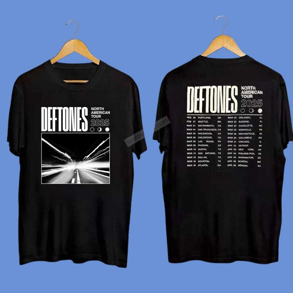 Deftones North American Tour 2025 Shirt For Fans