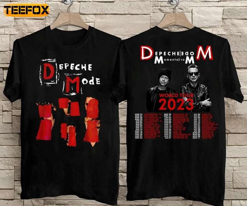 Depeche Mode Memento Mori World Tour 2023 Concert Short-Sleeve T-Shirt