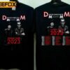 Depeche Mode Memento Mori World Tour 2023 T-Shirt
