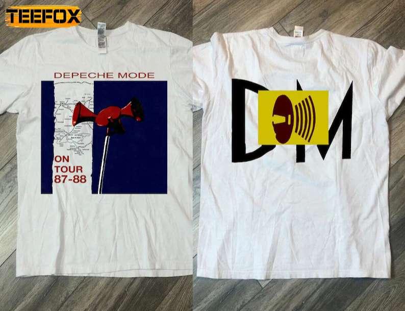 Depeche Mode On Tour 87-88 Music For The Masses Short-Sleeve T-Shirt