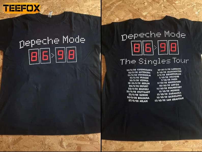 Depeche Mode The Singles Tour 86-98 Short-Sleeve T-Shirt