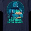 The Mandalorian Best Father In The Galaxy Star Wars T-Shirt
