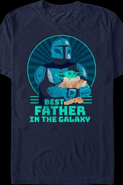 The Mandalorian Best Father In The Galaxy Star Wars T-Shirt