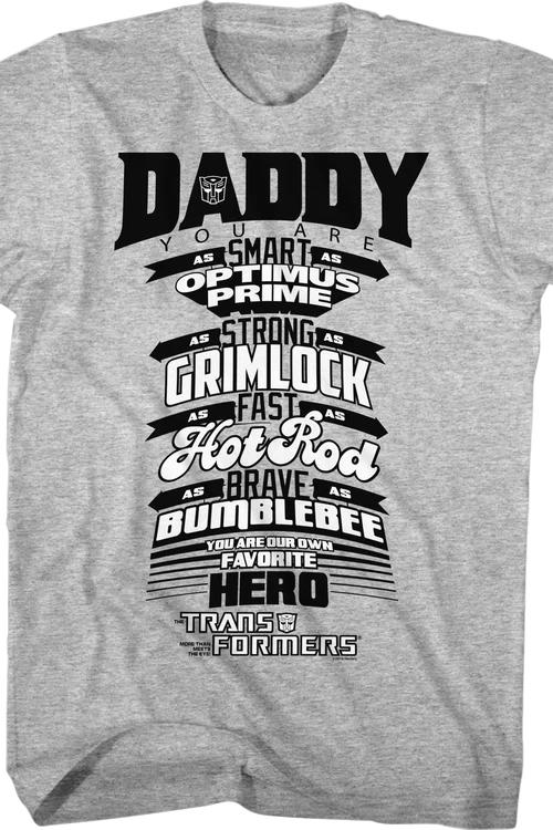 Transformers Father's Day T-Shirt