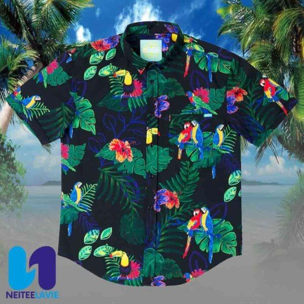 Two Tickets To Parrotise RSVLTS Summer Hawaiian Shirt