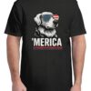 Vintage golden retriever 4th of july merica T-Shirt