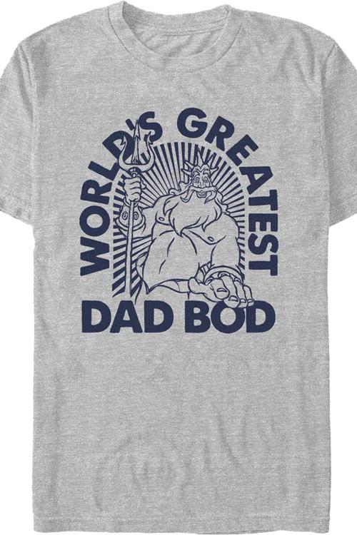 World's Greatest Dad Bod Little Mermaid Disney T-Shirt