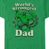 World's Strongest Dad Incredible Hulk Marvel Comics T-Shirt