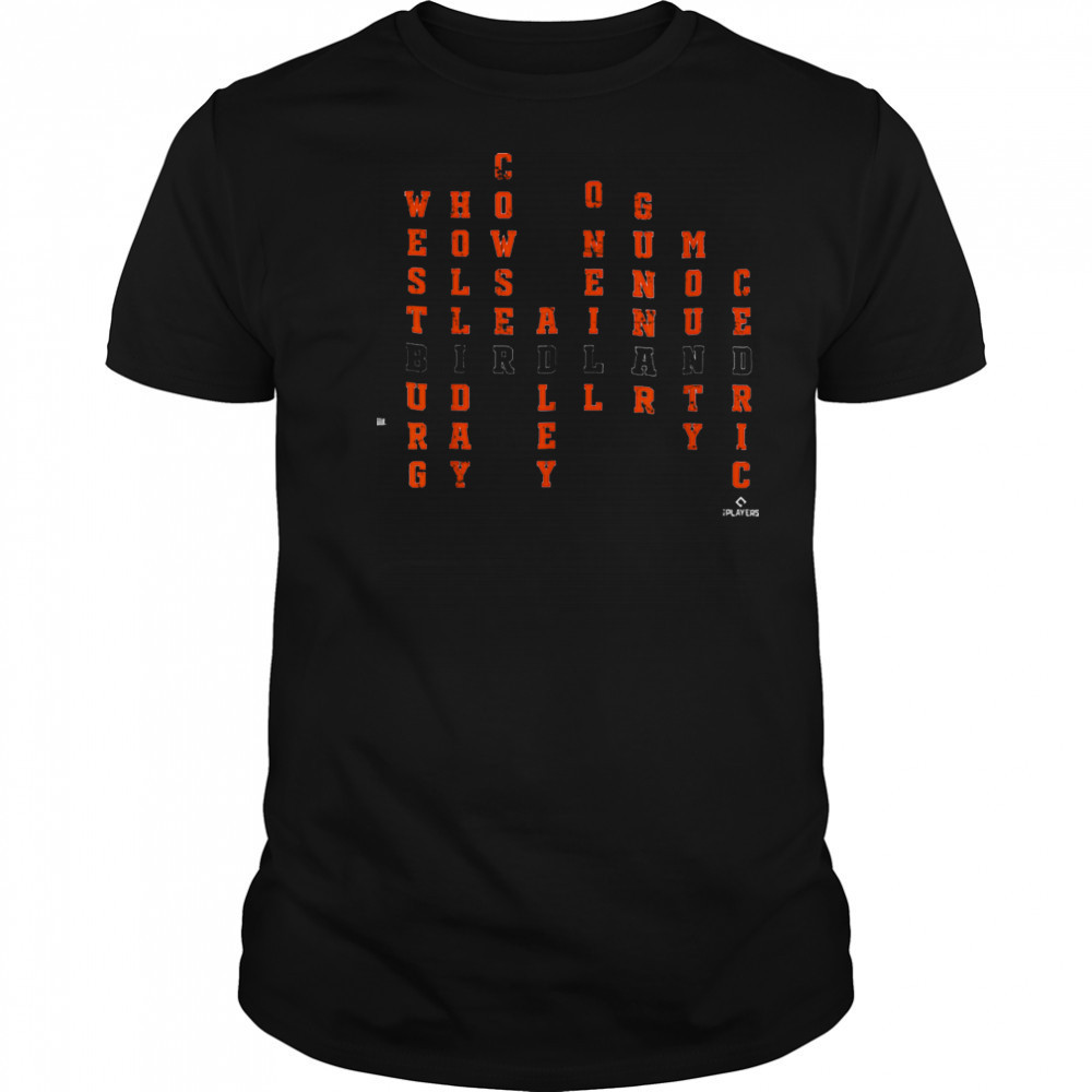 Acrostic Gunnar Henderson Birdland Baltimore Baseball MLBPA T Shirt