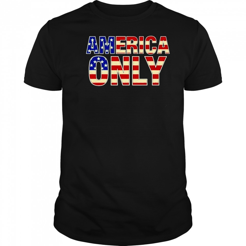 Alan Roberts America Only Flag T-shirt