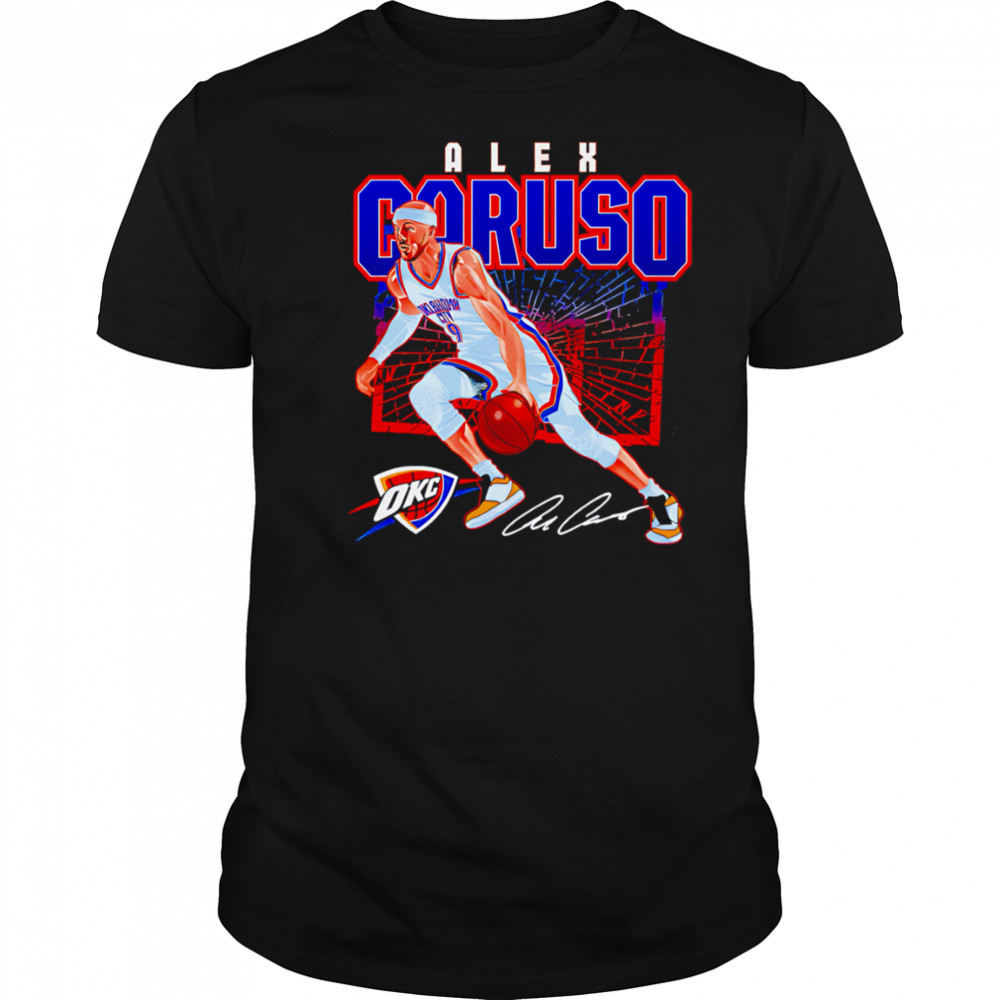 Alex Caruso Oklahoma City Thunder Shattered shirt