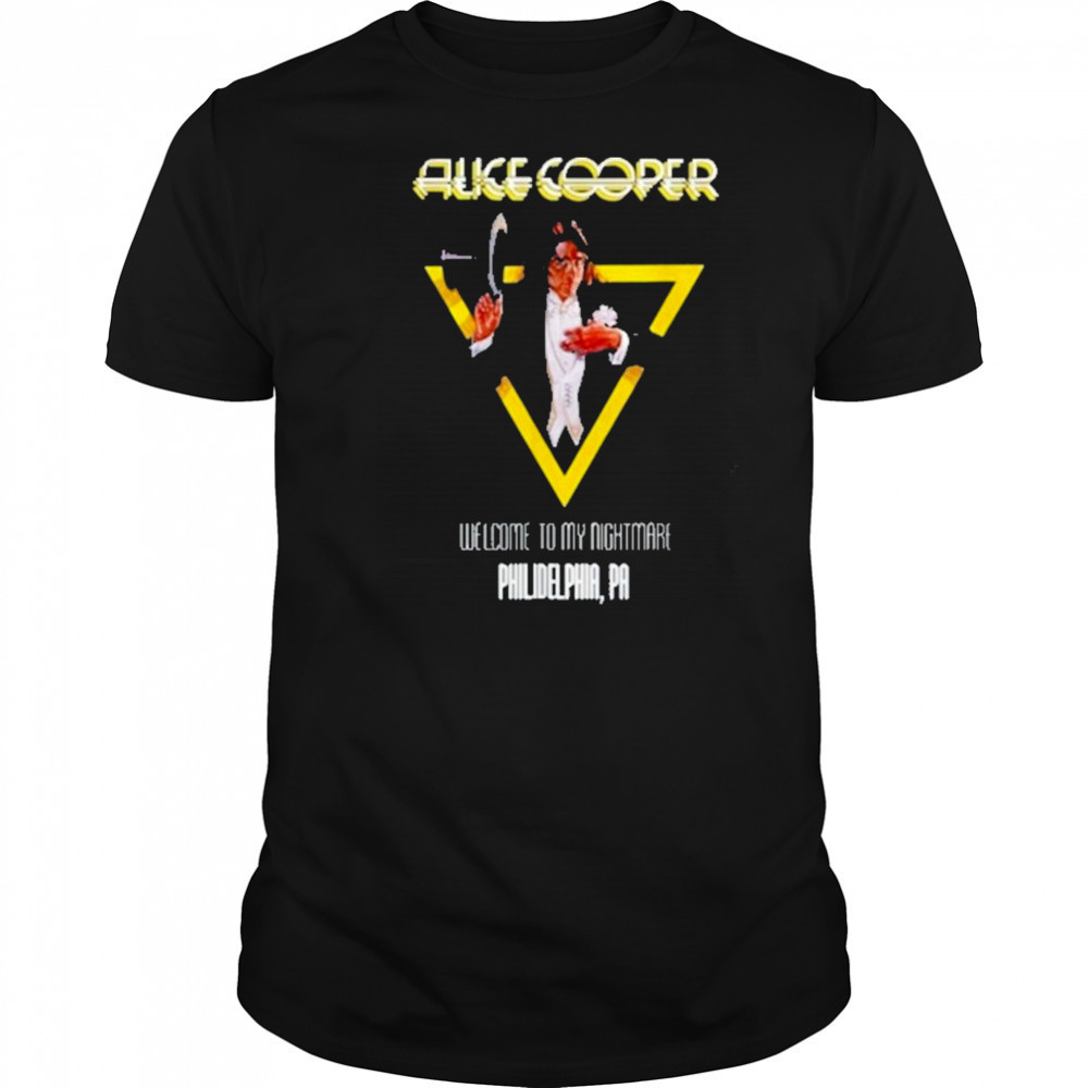 Alice Cooper World Tour 2025 Philadelphia Shirt