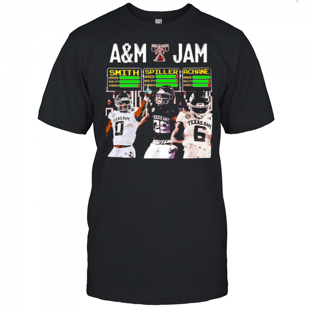 A&M Jam Smith Spiller and Achane shirt