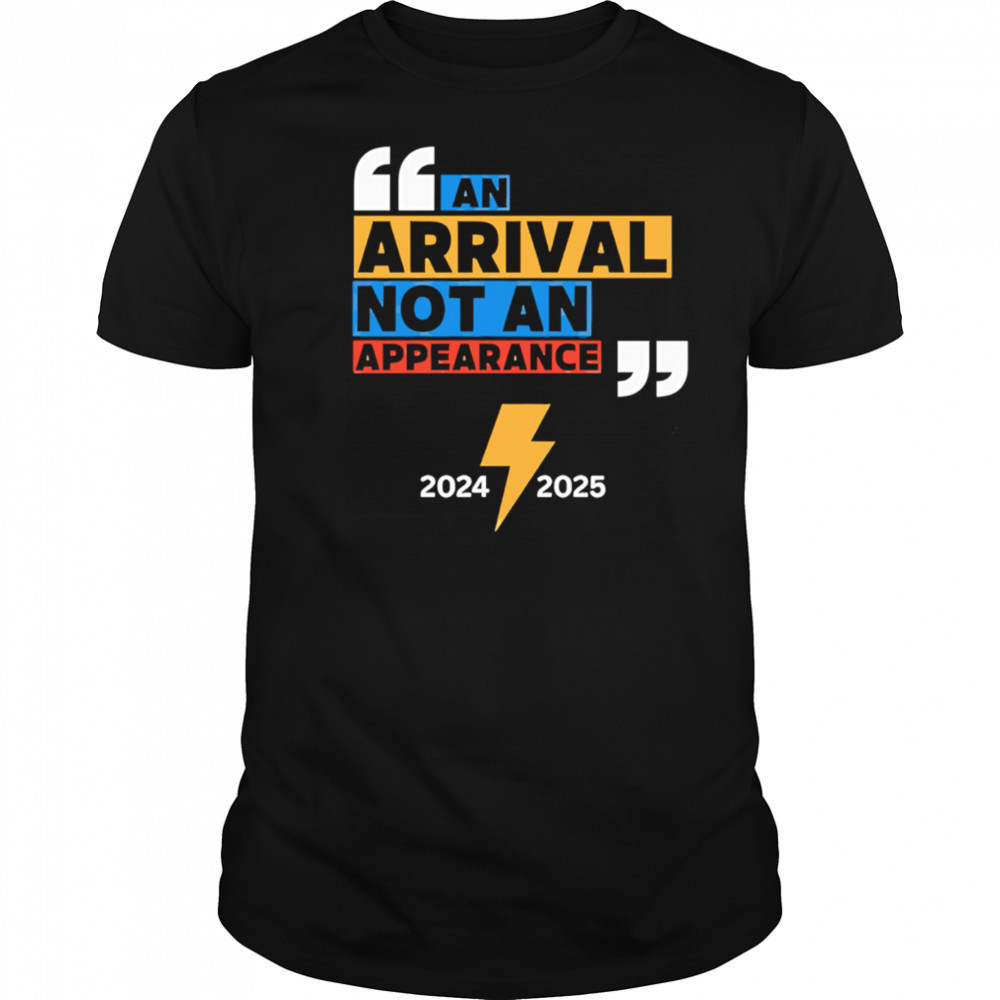 An Arrival Not An Appearance OKC retro shirt